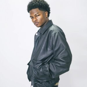 Leather Cargo Jacket