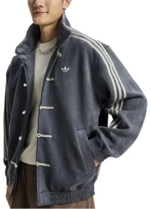 Jeackt adidas original Navy Blue Grey
