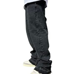 JEANS FLARED 5 BLACK