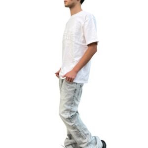 JEANS FLARED 5 Light Grey
