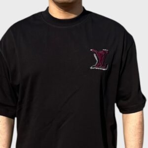 Black “LV Red “ T-Shirt